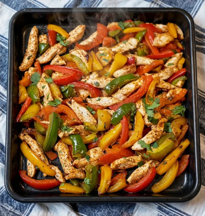 Sheet Pan Chicken Fajitas