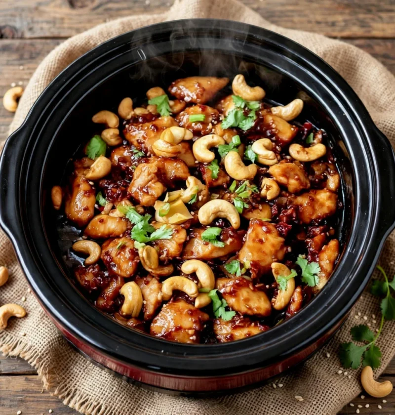 Slow Cooker Cashew Chicken