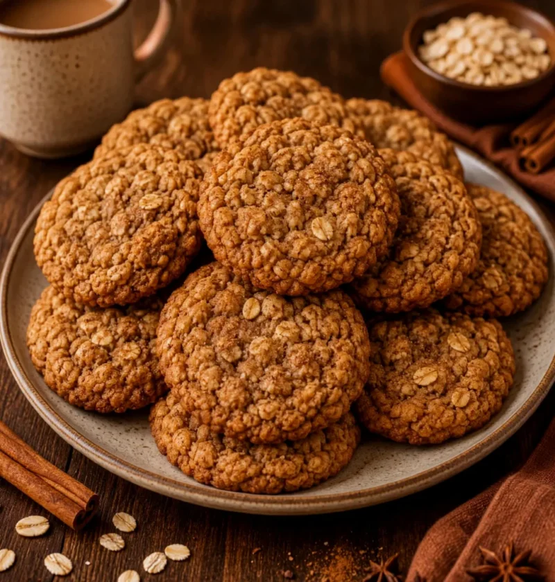 Spiced Oatmeal Cookies