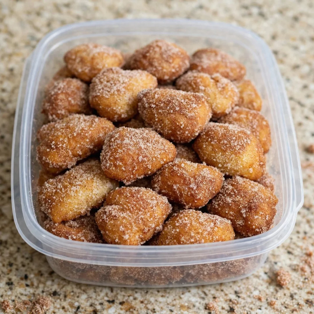 4-Ingredient Carnival Donut Holes with Cinnamon Sugar