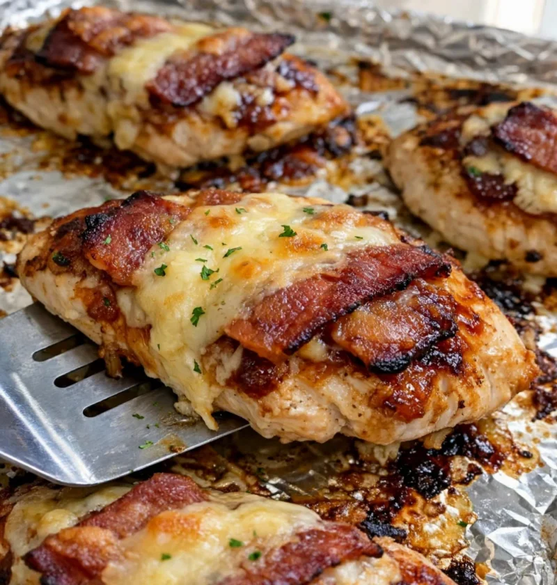 Bacon-Wrapped Cheesy Chicken