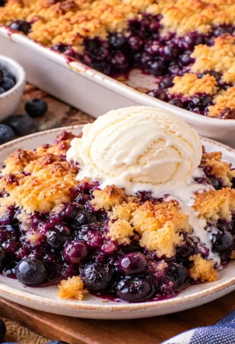 Blueberry Dump Cake