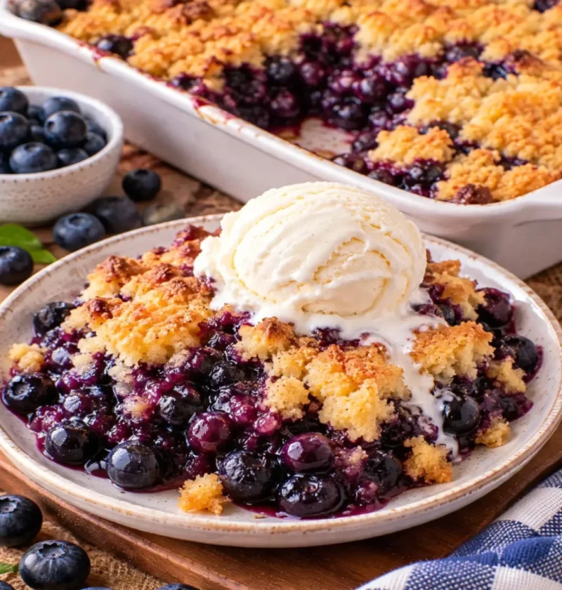 Blueberry Dump Cake