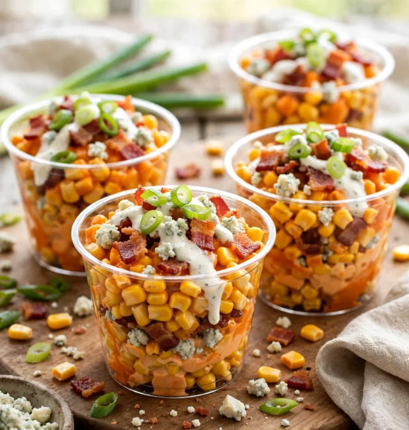 Buffalo Ranch Corn Cups