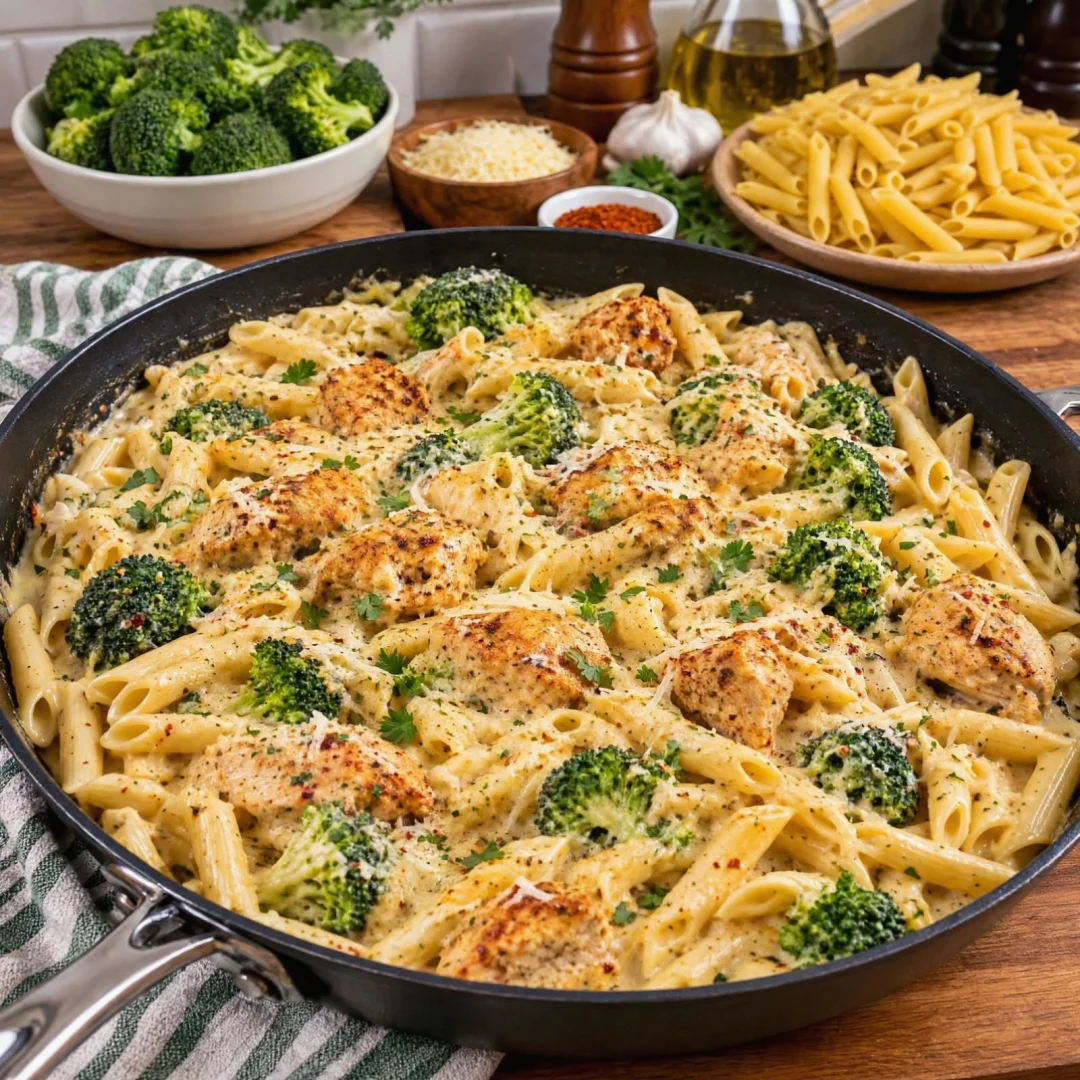 Cajun Chicken Broccoli Alfredo: A Creamy Delight Awaits!