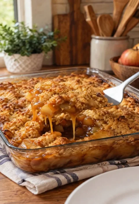 Caramel Apple Dump Cake