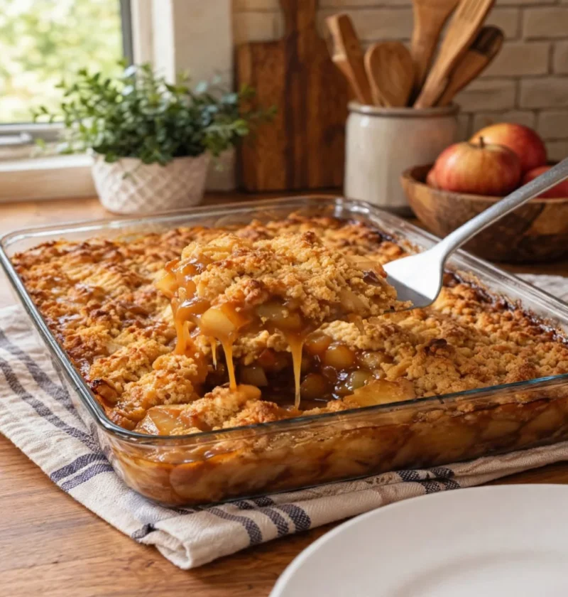 Caramel Apple Dump Cake
