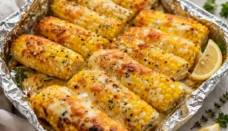 Cheesy Baked Corn on the Cob