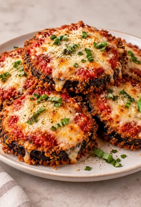 Crispy Eggplant Parmesan