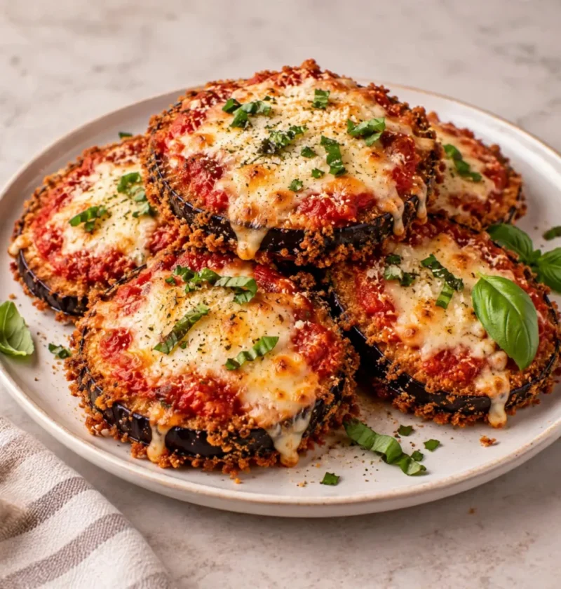 Crispy Eggplant Parmesan