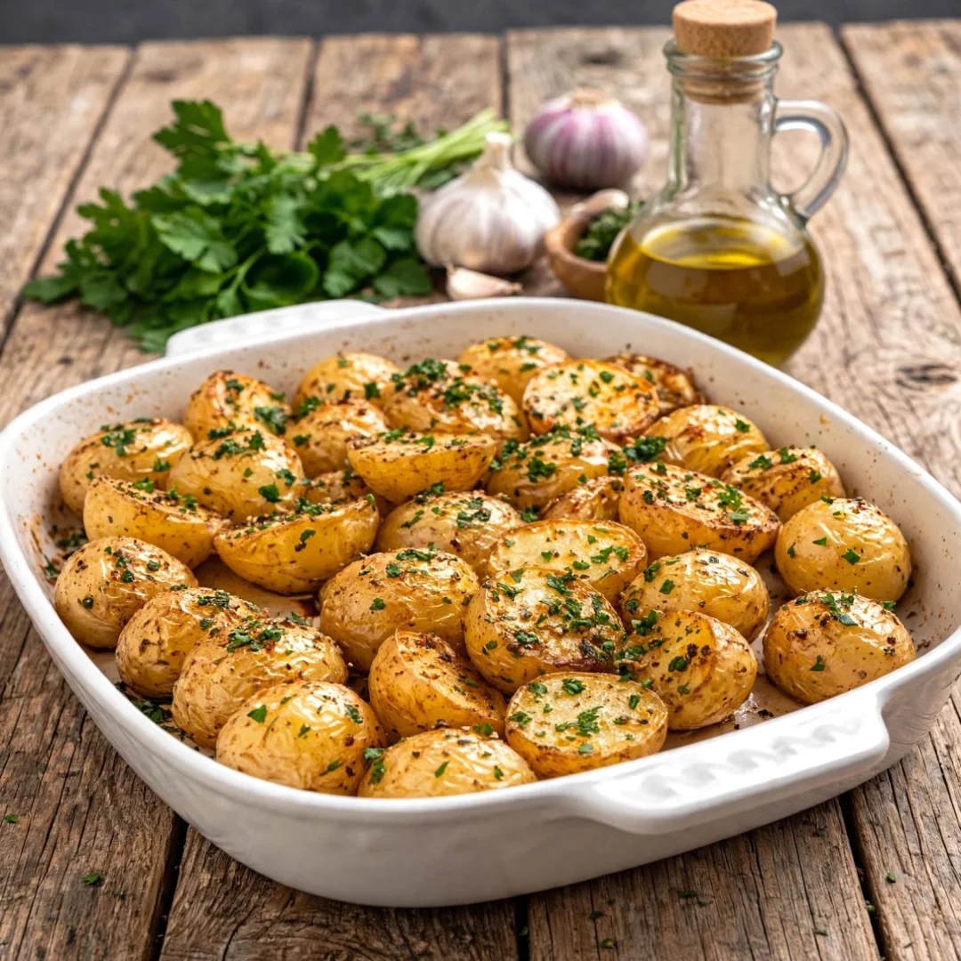 Crispy Roasted Garlic Potatoes That Wow Your Guests!