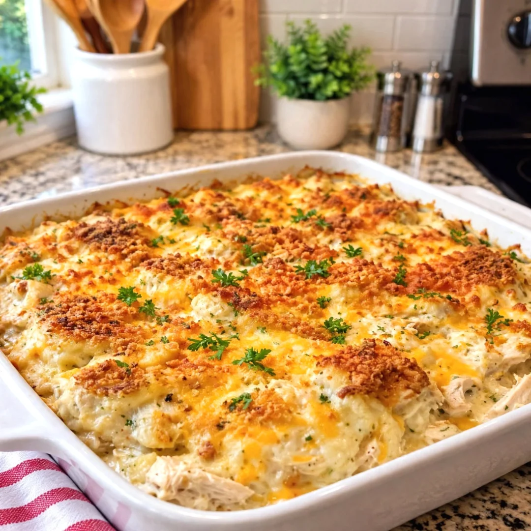 DOLLY’S 5 INGREDIENT CHICKEN CASSEROLE is Deliciously Easy!