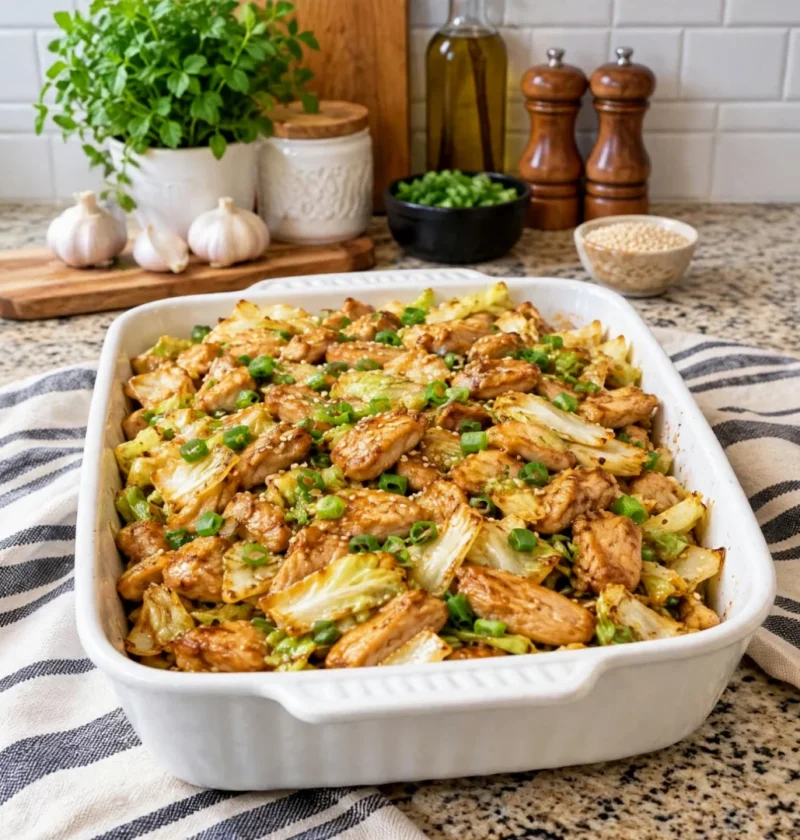 Easy Cabbage and Chicken Stir Fry