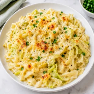 Easy Cheesy Cabbage Alfredo – Creamy and Flavorful