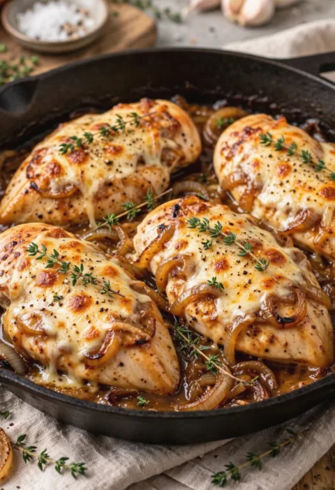 Easy French Onion Chicken