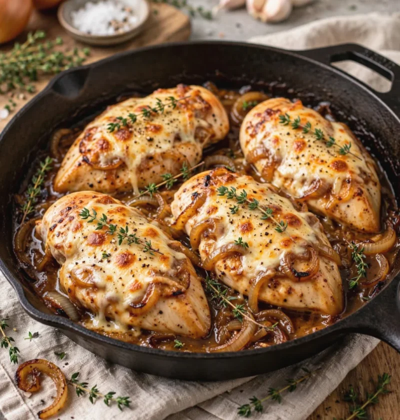 Easy French Onion Chicken