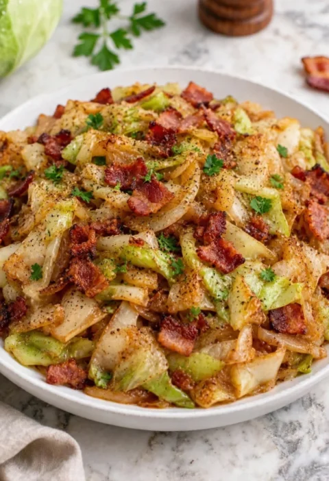Easy Fried Cabbage