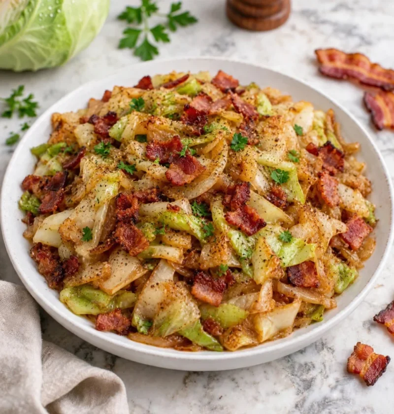 Easy Fried Cabbage