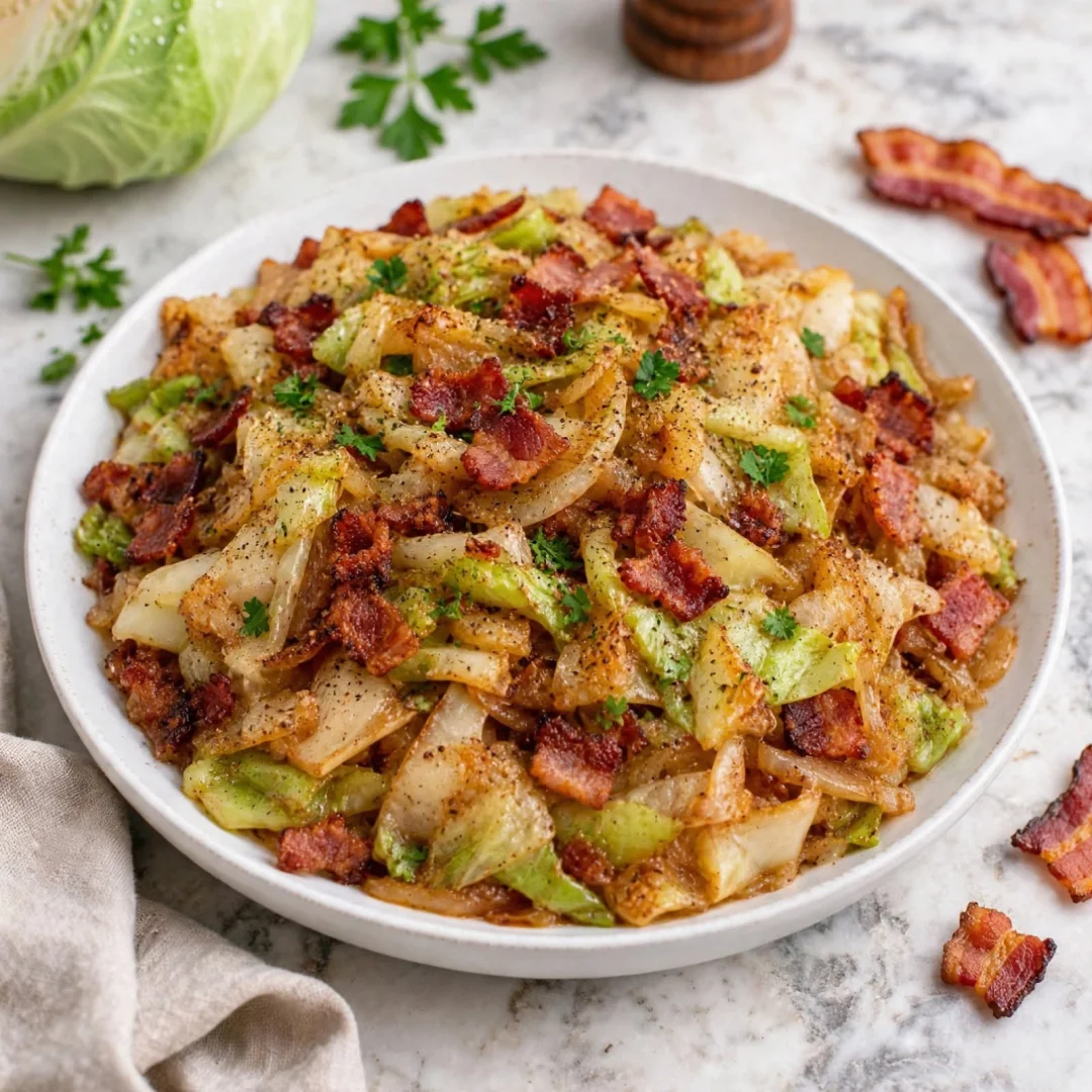 Easy Fried Cabbage
