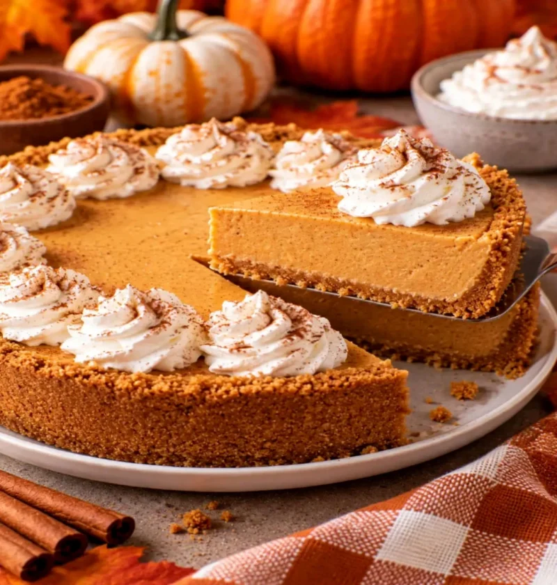 easy no-bake pumpkin pie