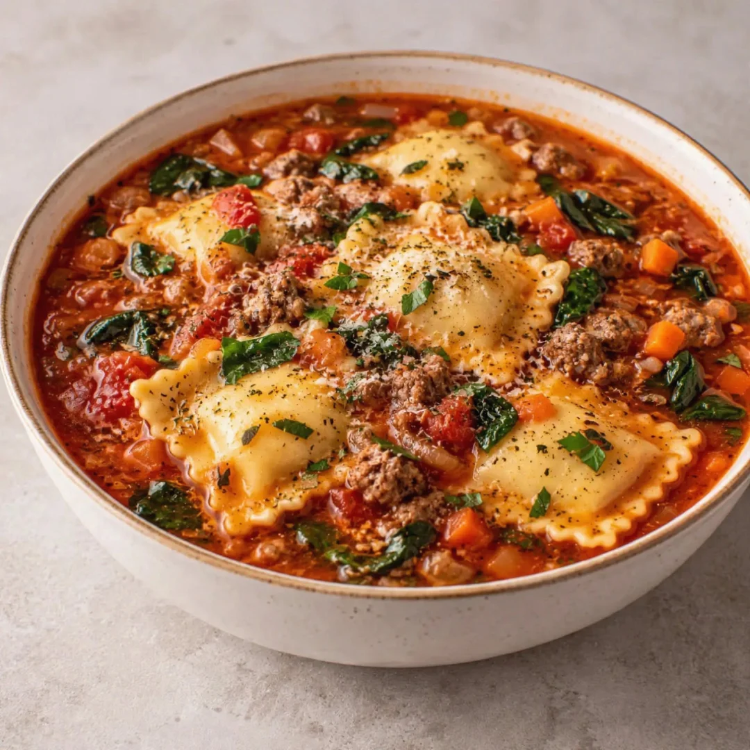 Easy Ravioli Soup – Hearty and Cozy
