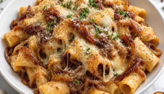 French onion pasta