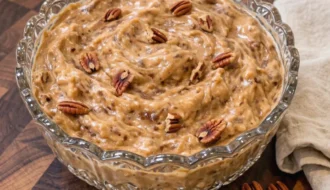 Pecan praline cream cheese dip