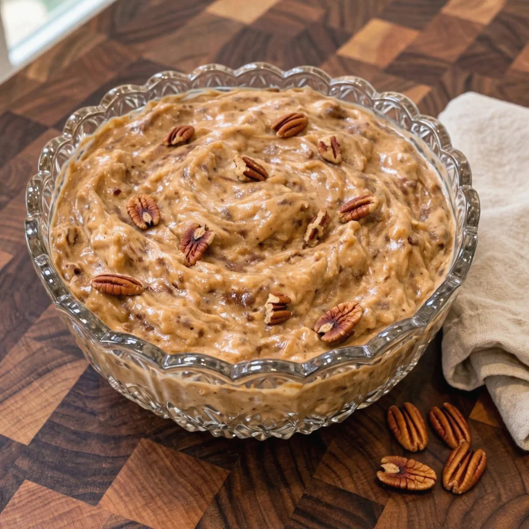 Grandpa’s Favorite Pecan Praline Cream Cheese Dip: The Birthday Tradition That Never Gets Old