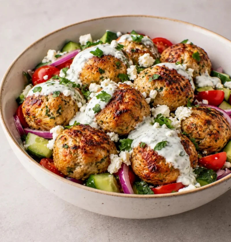 Greek Chicken Meatballs