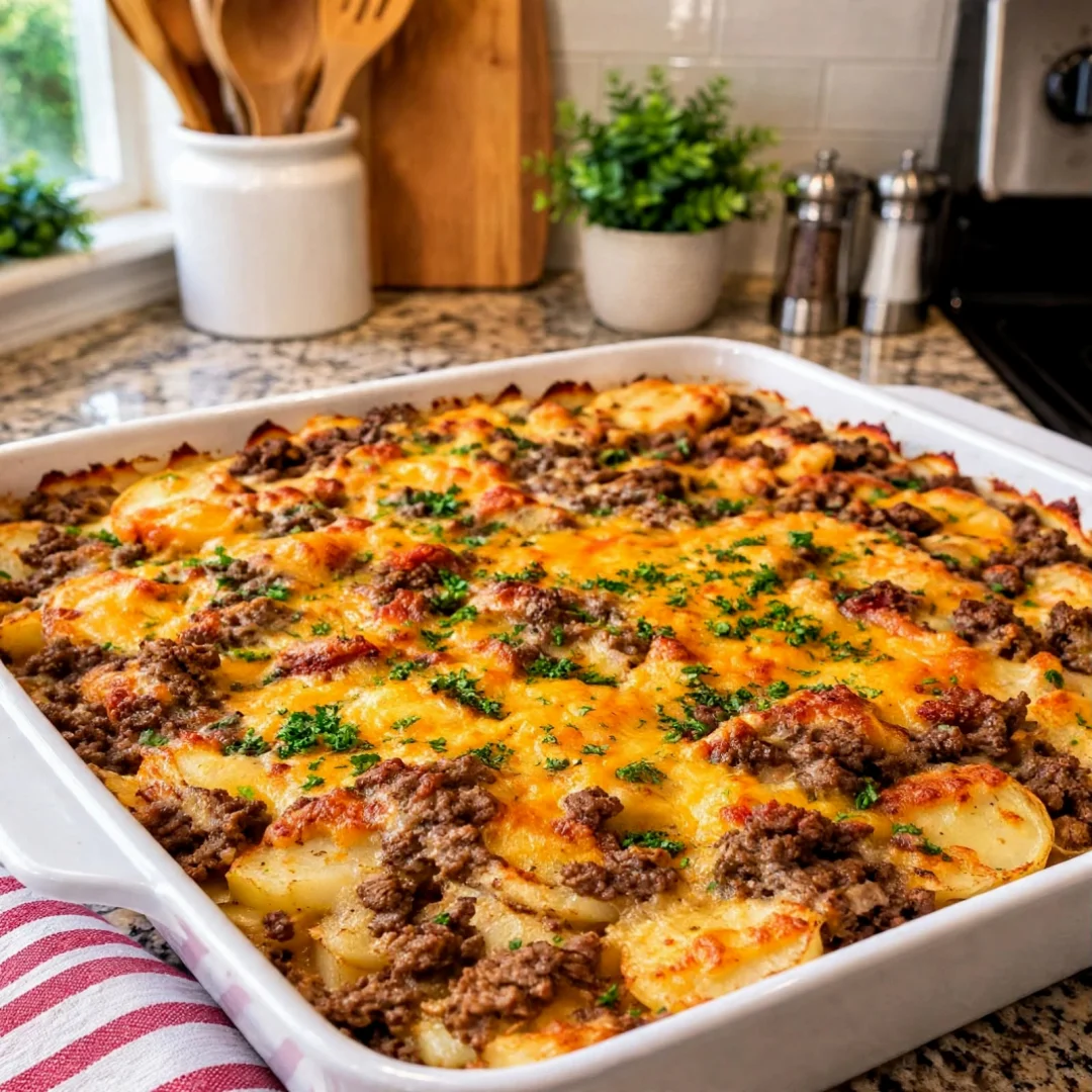 Hamburger Potato Casserole: A Comforting Family Favorite