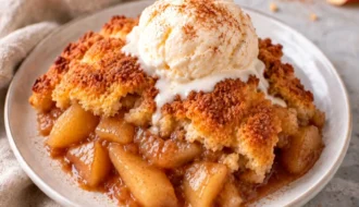 Homemade Apple Cobbler