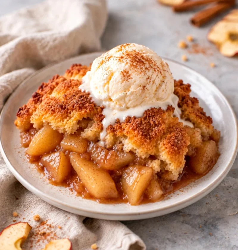 Homemade Apple Cobbler