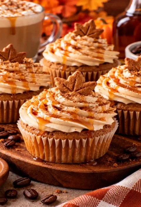 Maple Latte Cupcakes
