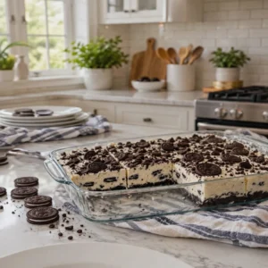 No-Bake Cookies and Cream Cheesecake Bars You’ll Love!