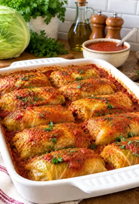 Old Fashioned Stuffed Cabbage Rolls