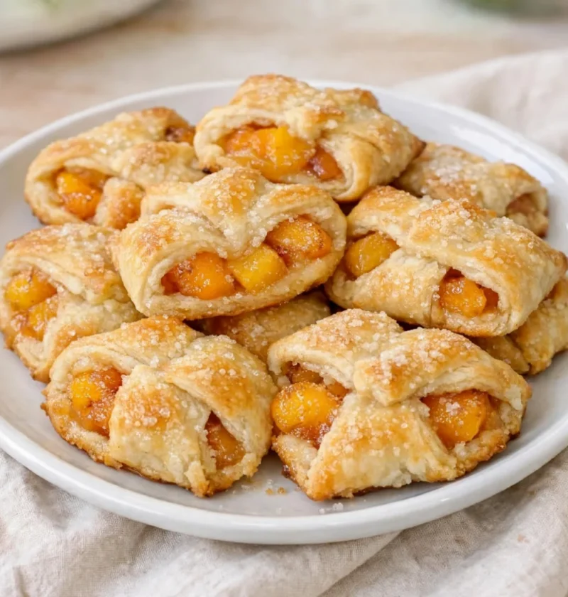 Peach Crescent Bites