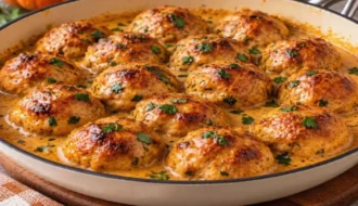 Pumpkin Chicken Meatballs