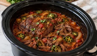 Slow Cooker Spicy Jalapeño Beef Roast