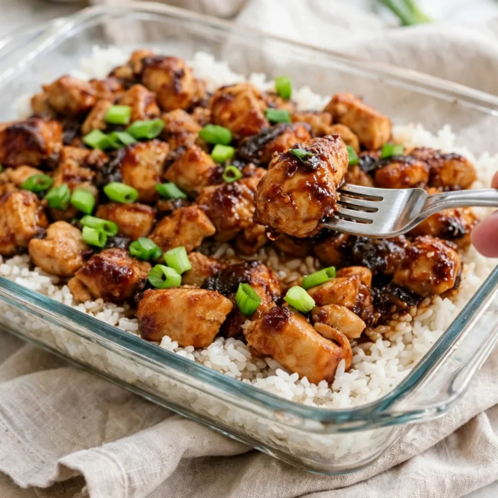 Sticky Garlic Soy Chicken and Rice Bake That Will Have You Going Back for Seconds - Sticky Garlic Soy Chicken and Rice Bake That Will Have You Going Back for Seconds