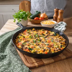 Zucchini Black Bean Casserole: A Delicious Dinner Delight!