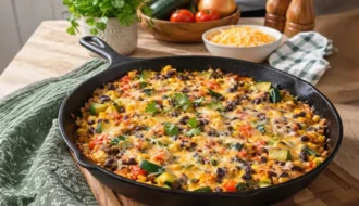 Zucchini Black Bean Casserole