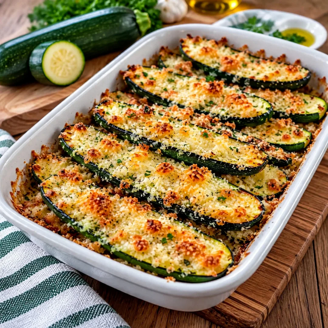 Baked Parmesan Zucchini