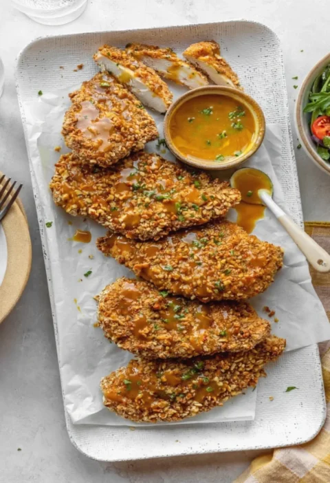 Baked Pretzel-Crusted Chicken