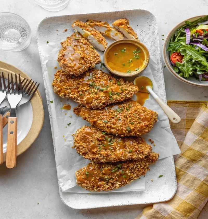 Baked Pretzel-Crusted Chicken