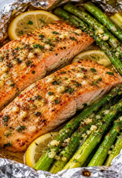 Baked Salmon in Foil