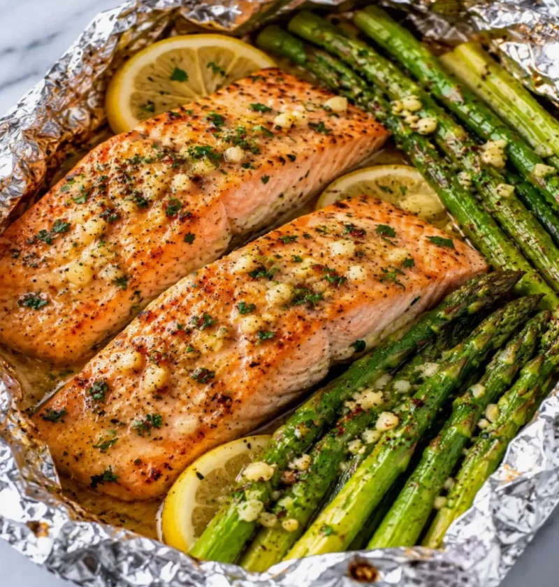 Baked Salmon in Foil