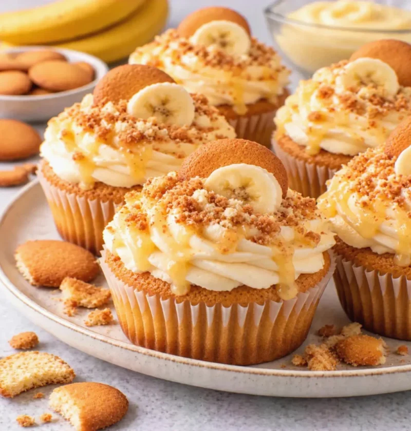 Banana Pudding Cupcakes