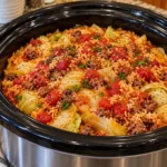 Cabbage Roll Casserole: A Cheesy and Hearty Delight!
