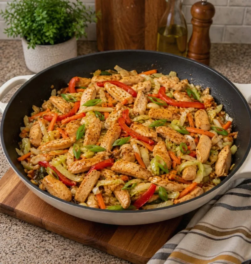 Chicken Cabbage Stir-Fry