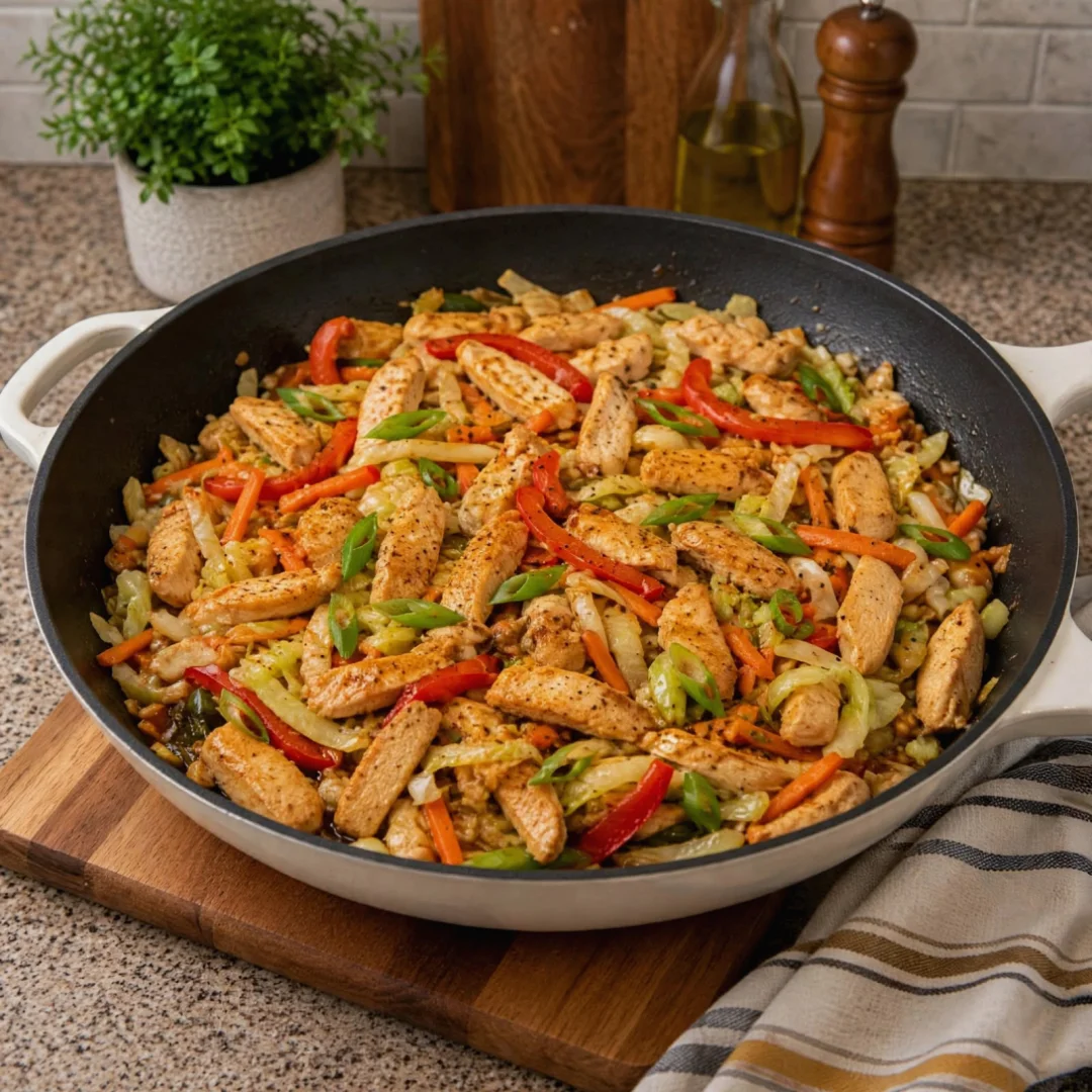 Chicken Cabbage Stir-Fry: Quick Meal for Busy Nights